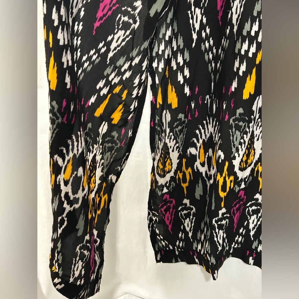 Loft - Black Multicolor Patterned Women’s Kimono - image 8